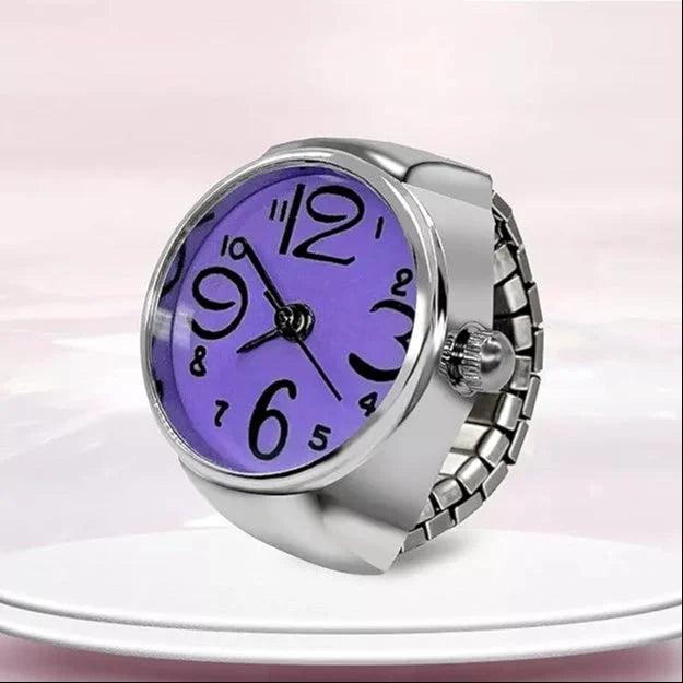 Women's Men's Ring Watch Analog Stretchable Unisex Watch Ring