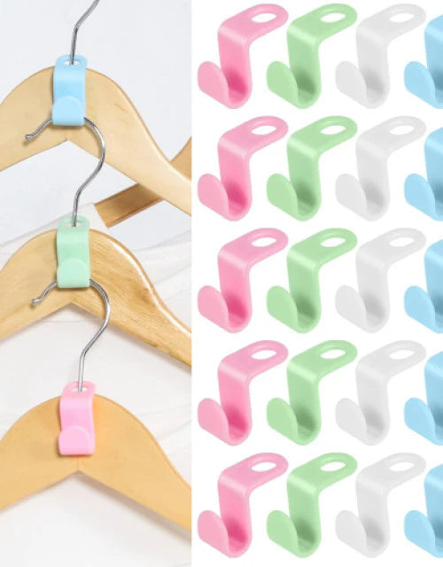 30 Pcs Clothes Hanger Connector Hooks Space Saving Hanger Extender ( Pack Of 2)